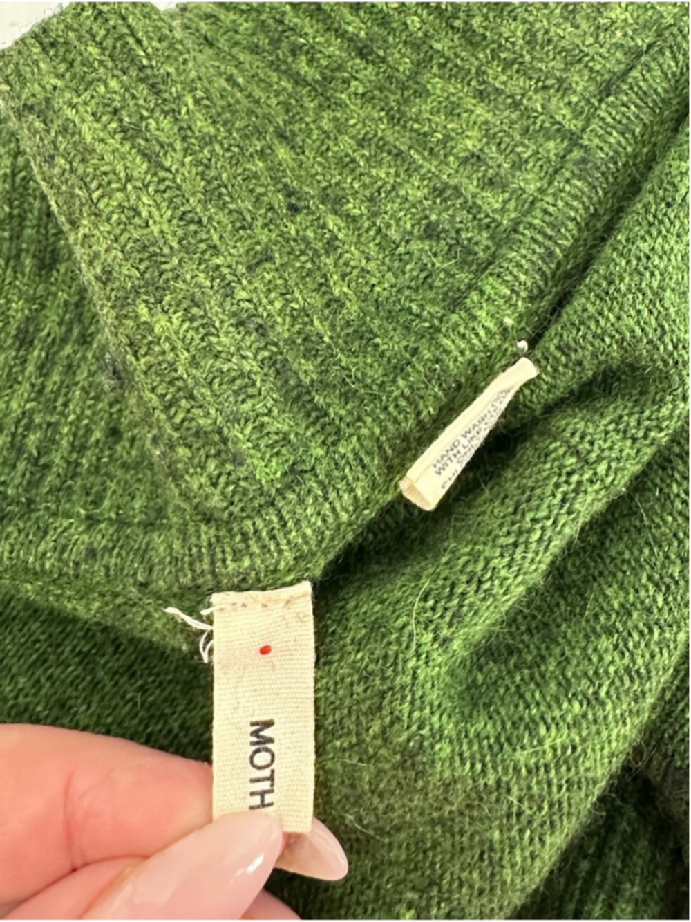 Anthropologie Moth cardigan cotton angora cashmere eccentric fairy sz sm - Picture 5 of 14